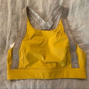 Outdoor Voices Snacks Bra in Cider